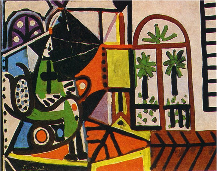 Picasso Woman in the studio 1956